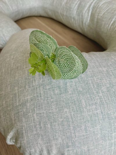 Cojín Maternal menta matizado